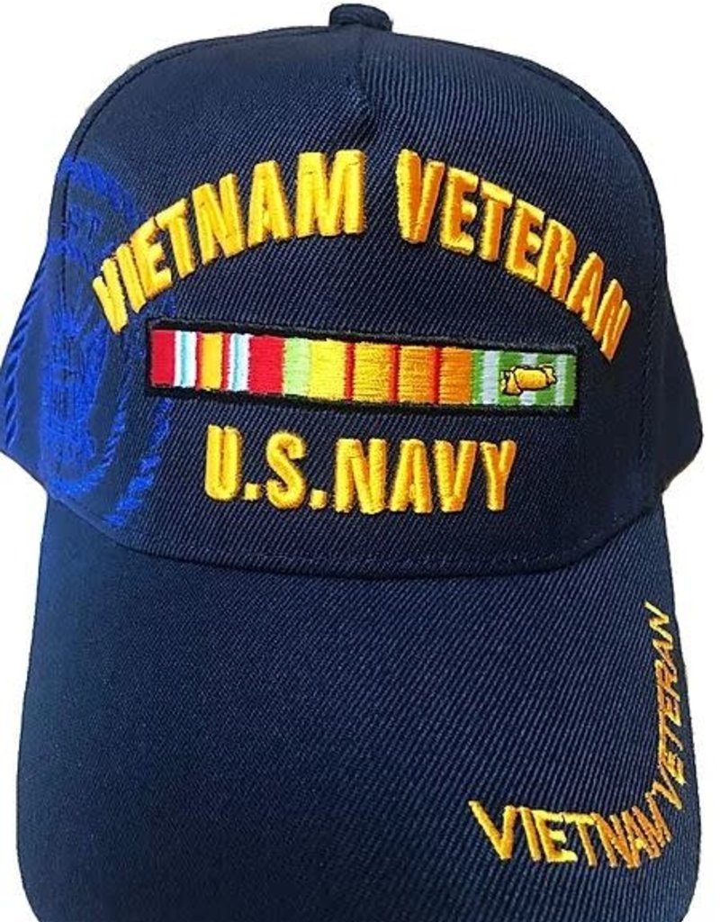 One Size Fits All US Navy Veteran Blue Baseball Cap NEW
