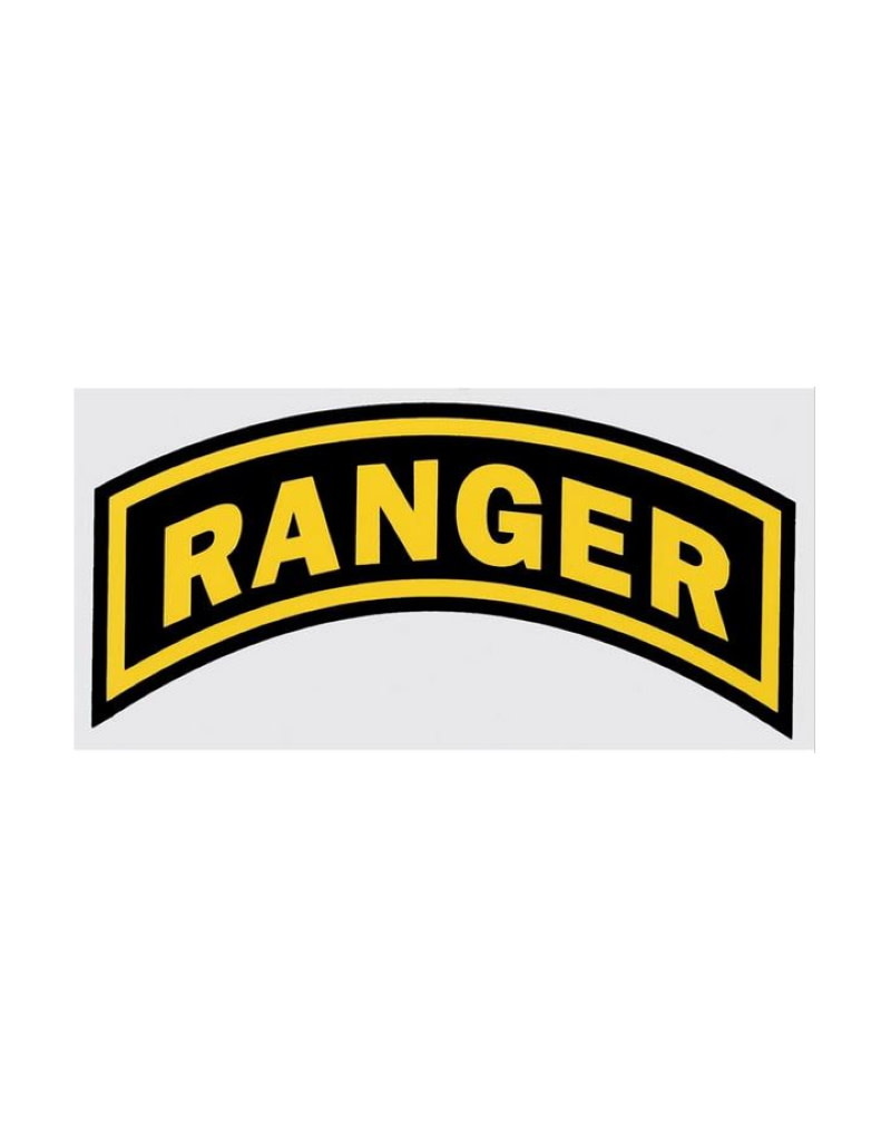 army ranger tab decal 6 wide x 3 high midtown military army ranger tab decal 6 wide x 3 high
