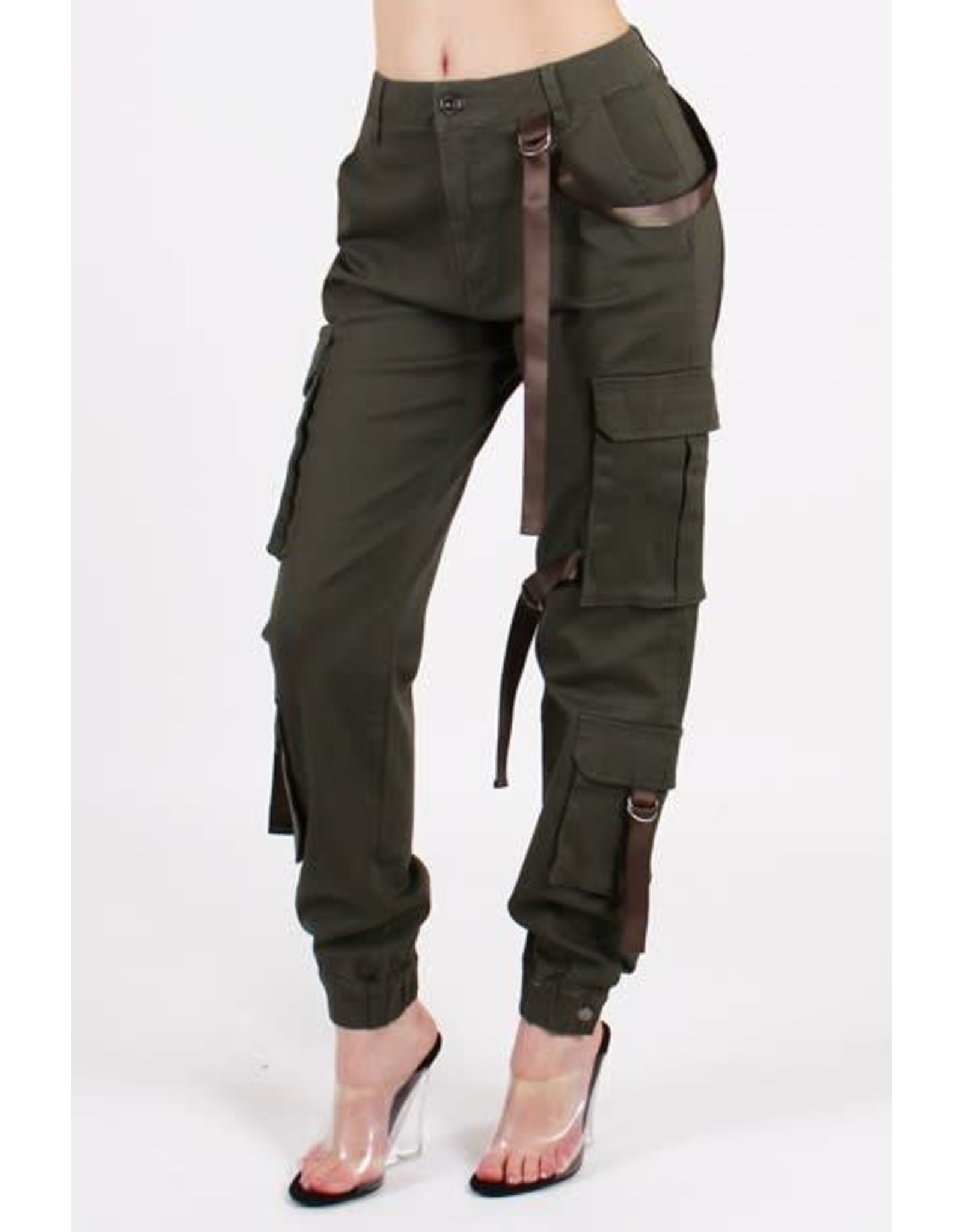 cargo strap pants