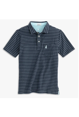 Johnnie-O Youth s/s Polo Navy Striped