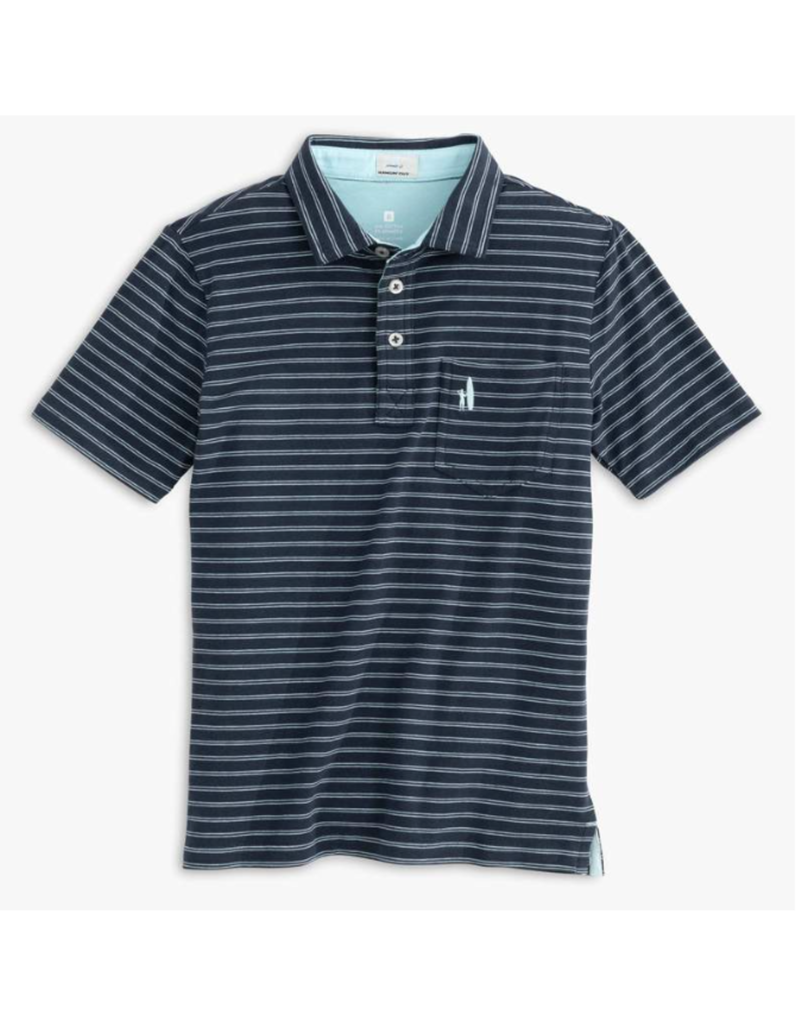 Johnnie-O Youth s/s Polo Navy Striped