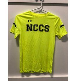 Under Armour UA Youth  Yellow Athletic Tee