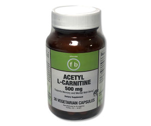 Acetyl L Carnitine 500mg Fb Organics