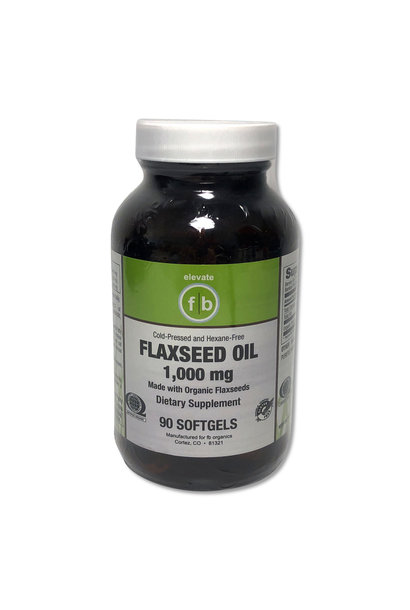 fb ORGANIC FLAXSEED OIL 1,000mg