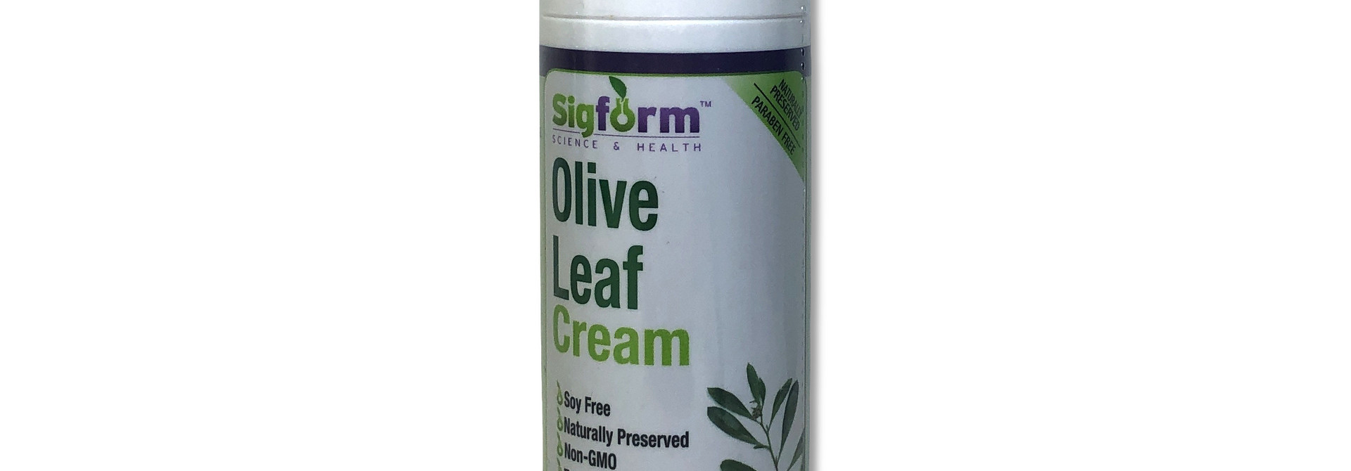 SIGFORM OLIVE LEAF EXTRACT CREAM - 3oz