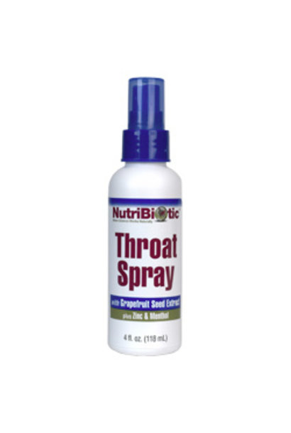 NUTRIBIOTIC THROAT SPRAY WITH ZINC & GSE - 4oz