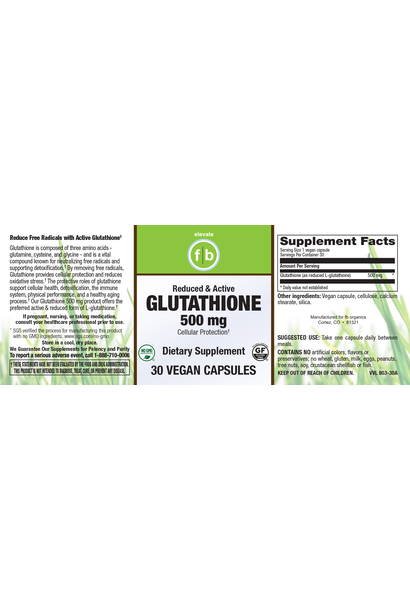 fb REDUCED & ACTIVE GLUTATHIONE 500 mg