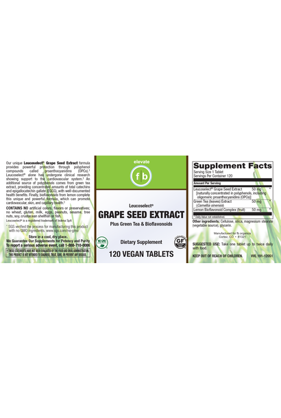 Fb GRAPE SEED EXTRACT 120 ct.