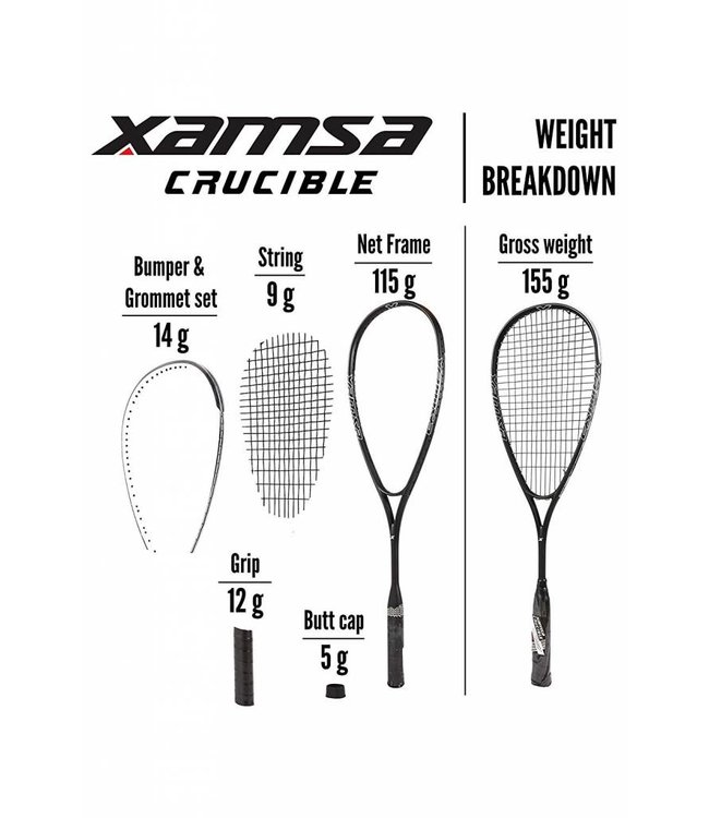 Xamsa Crucible Squash Racket