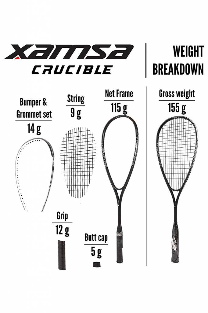 Xamsa Crucible Squash Racket Of Courts