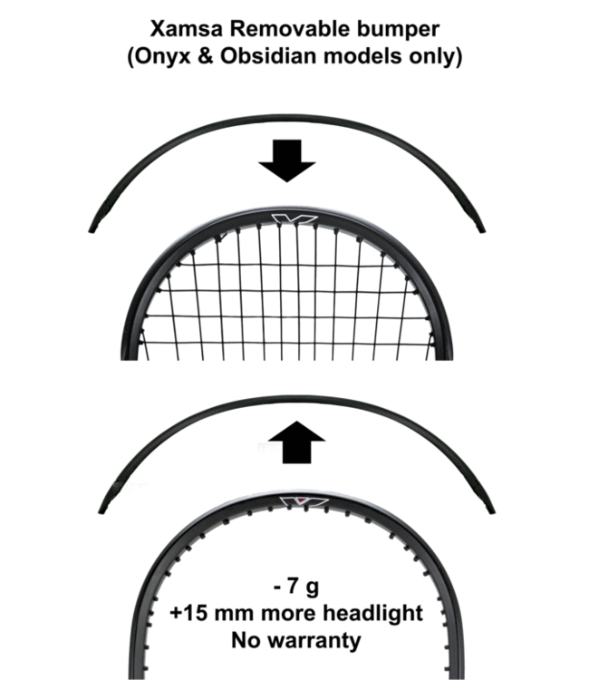 Xamsa Obsidian Squash Racket