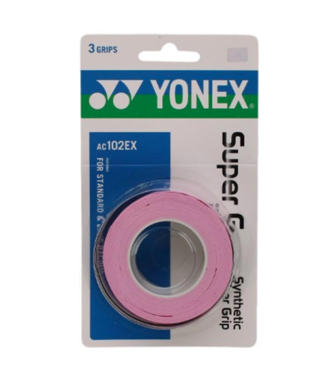 Yonex Super Grap Pink 3-Pack Overgrip