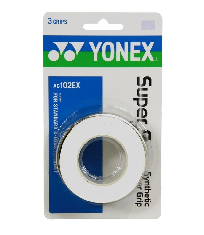 Yonex Super Grap White 3-Pack Overgrip