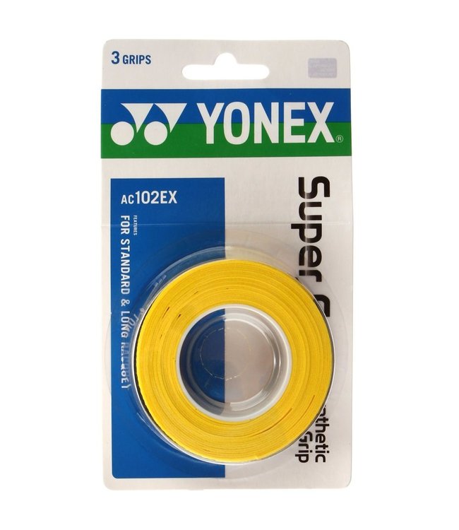 Yonex Super Grap Yellow 3-Pack Overgrip