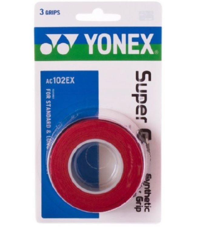 Yonex Super Grap Red 3-Pack Overgrip