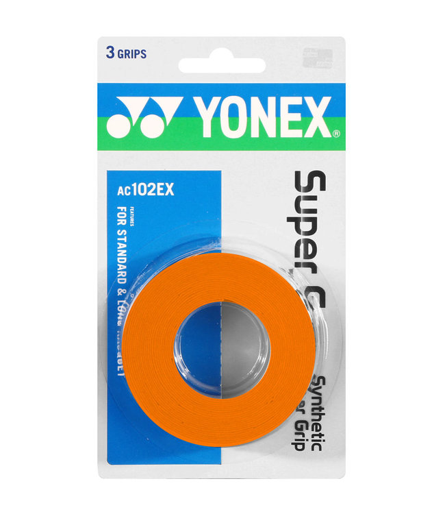 Yonex Super Grap Orange 3-Pack Overgrip