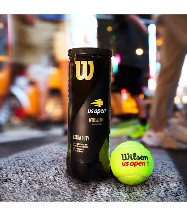 Wilson US Open Extra Duty Tennis Ball 4 Pack Of Courts