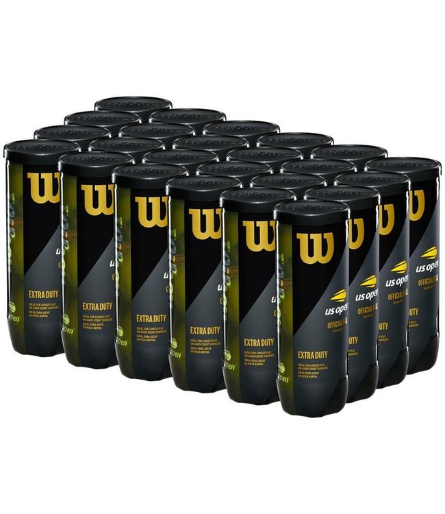 Wilson US Open Extra Duty Tennis Ball Case of 24