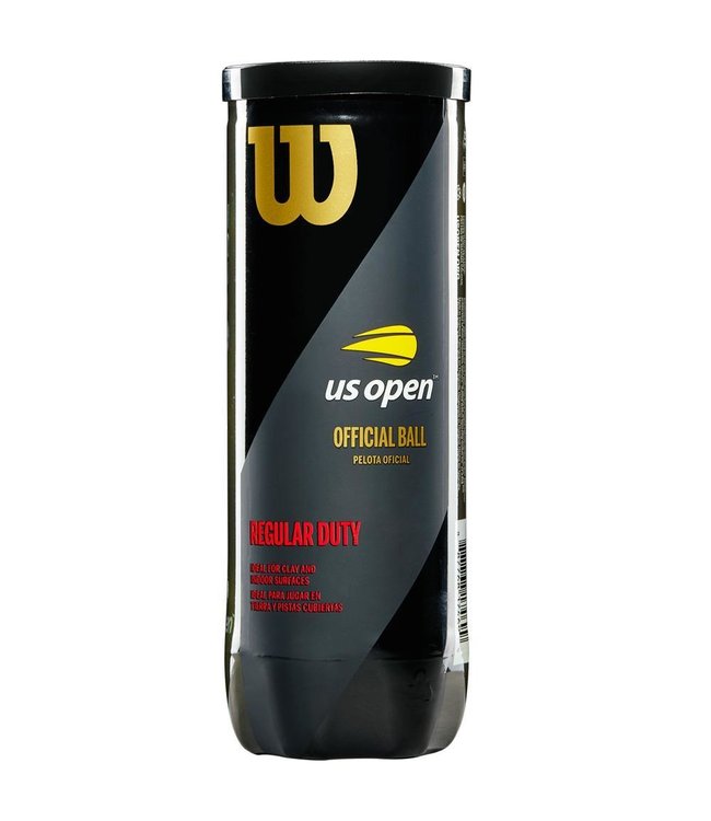 Wilson US Open Regular Duty Tennis Balls - 3 Can
