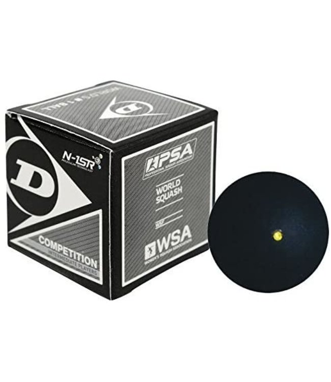 Dunlop Competition Single Yellow Squash Ball