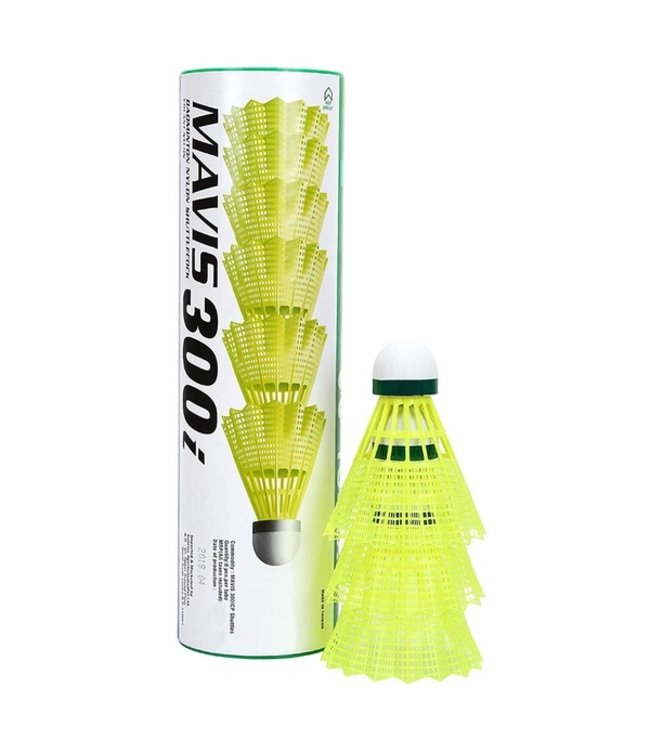 Yonex Mavis 300, Yellow, Medium Speed Badminton Shuttles