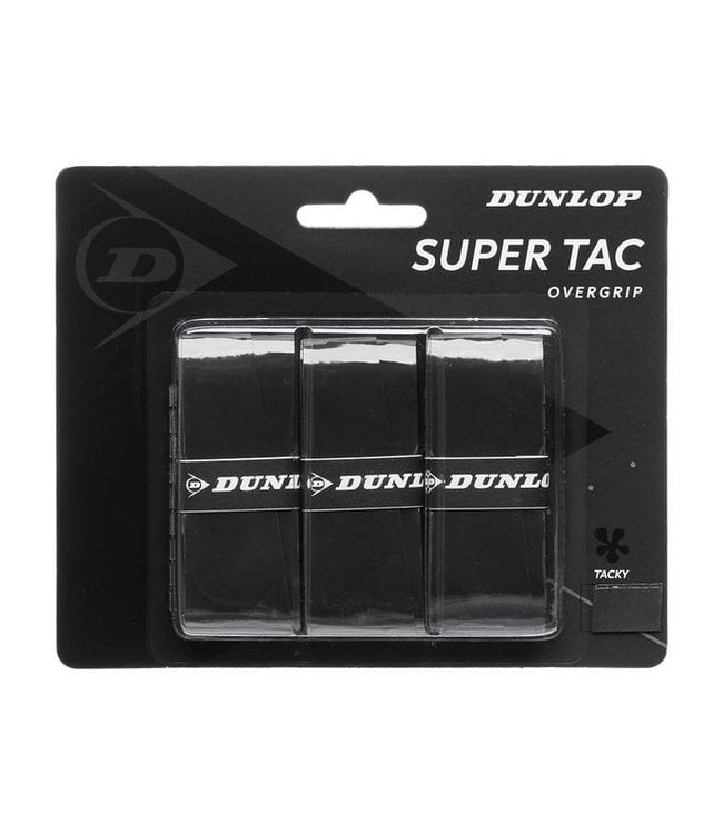 Dunlop Super Tac - 3 pack, Black