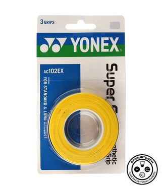 Yonex Super Grap Yellow 3-Pack Overgrip