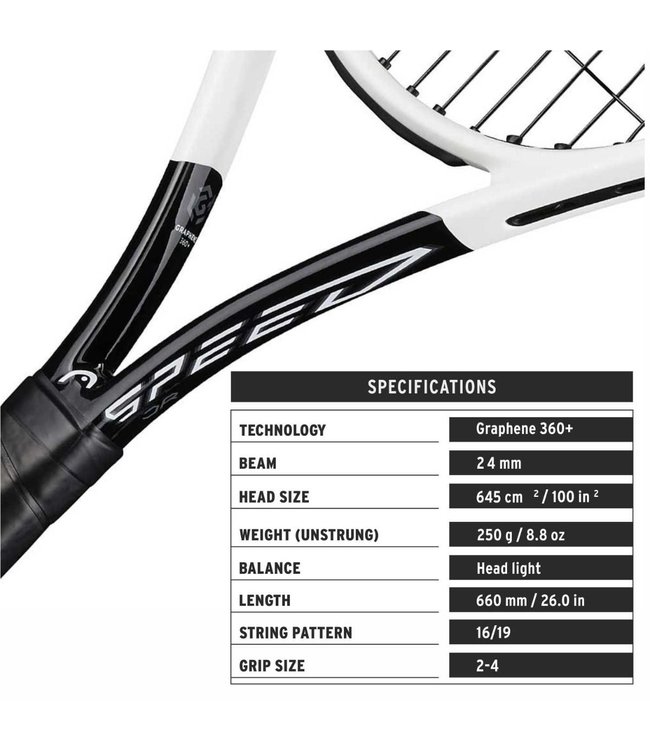 Head Graphene 360+ Speed Junior 26