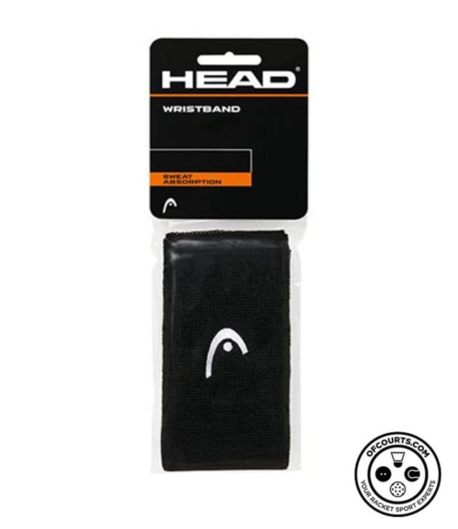 Head 5" Black Wristband (2-Pack)