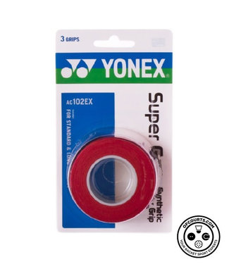 Yonex Super Grap Red 3-Pack Overgrip