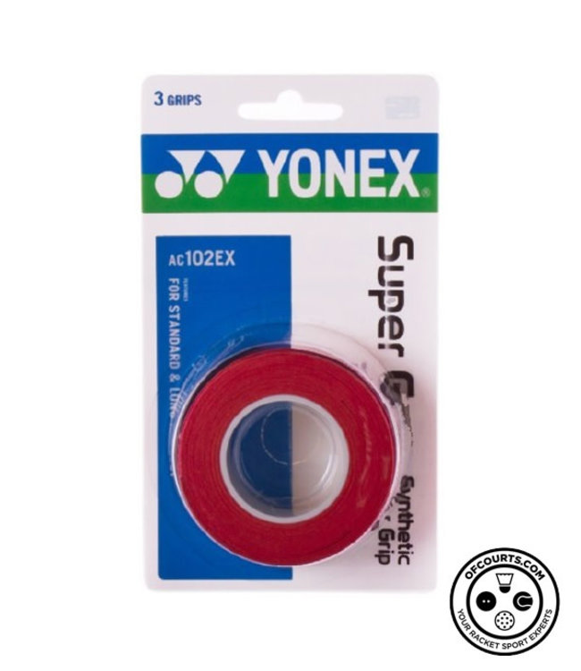 Yonex Super Grap Red 3-Pack Overgrip