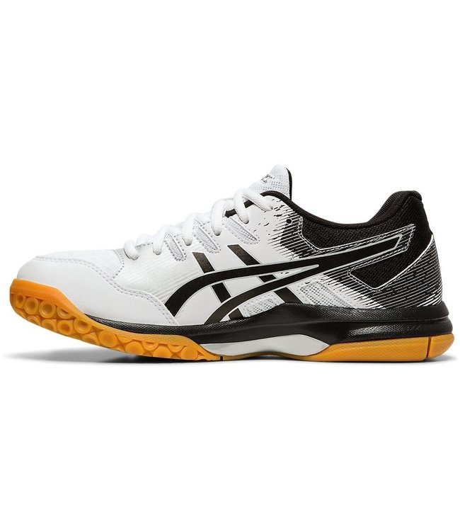 Asics Gel-Rocket 9 (White/Black) Women's Indoor Shoe