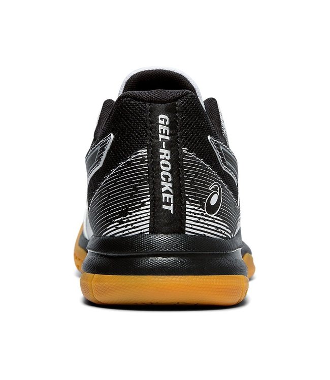 Asics Gel-Rocket 9 (White/Black) Women's Indoor Shoe