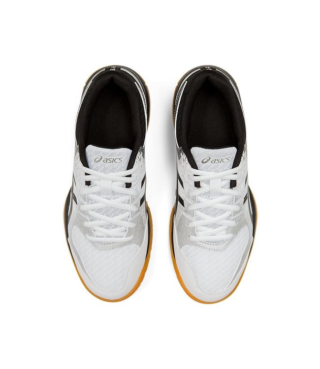 Asics Gel-Rocket 9 (White/Black) Women's Indoor Shoe