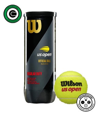 Wilson US Open Regular Duty Tennis Balls - 3 Can