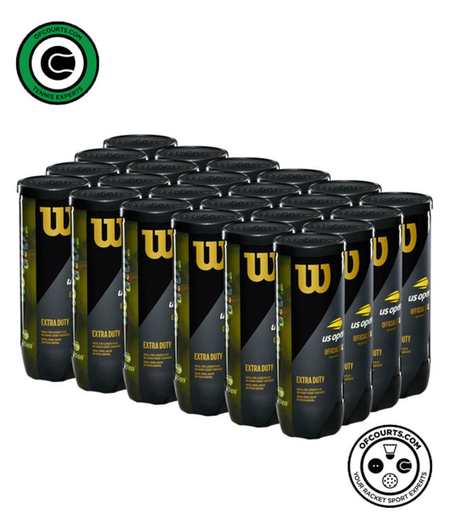 Wilson US Open Extra Duty Tennis Ball Case of 24