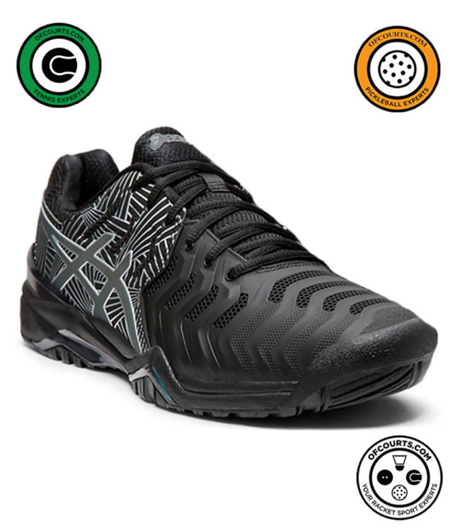 Asics Gel-Resolution 7 Lite Show (Black/Silver) Men's Tennis Shoe