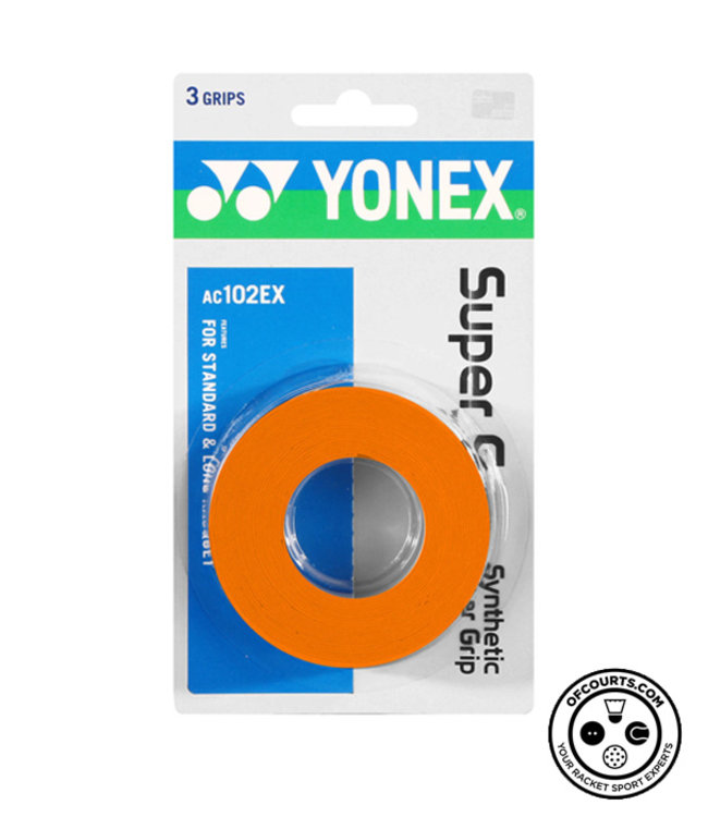 Yonex Super Grap Orange 3-Pack Overgrip