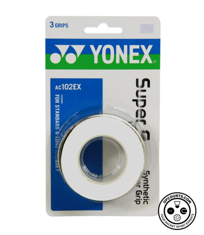 Yonex Super Grap White 3-Pack Overgrip