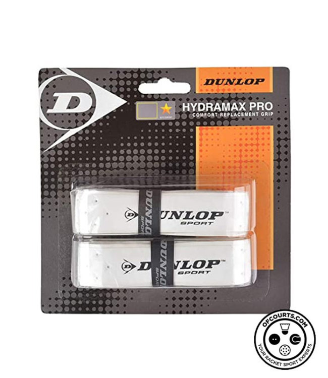 Dunlop Pro PU 2-Pack (White) Replacement Grip