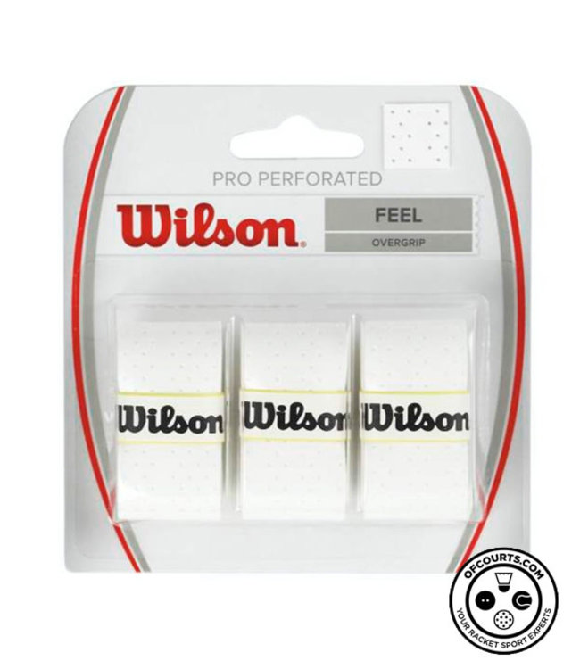 Wilson Pro Perforated Sensation Feel overgrip - White