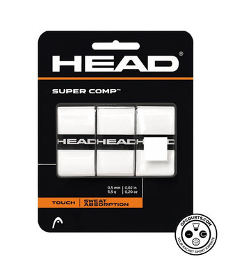Head Super Comp Overgrip 3 pack - White
