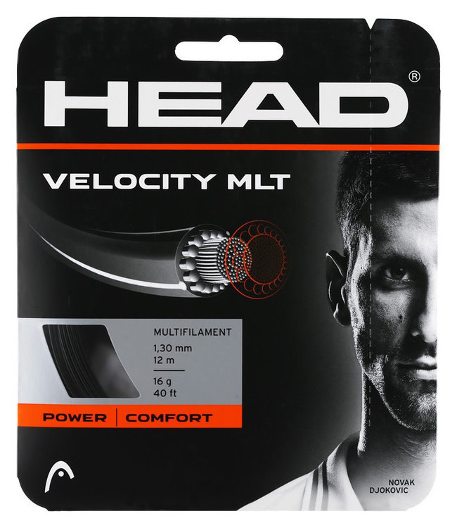 Head Velocity MLT  Black 16G Tennis String