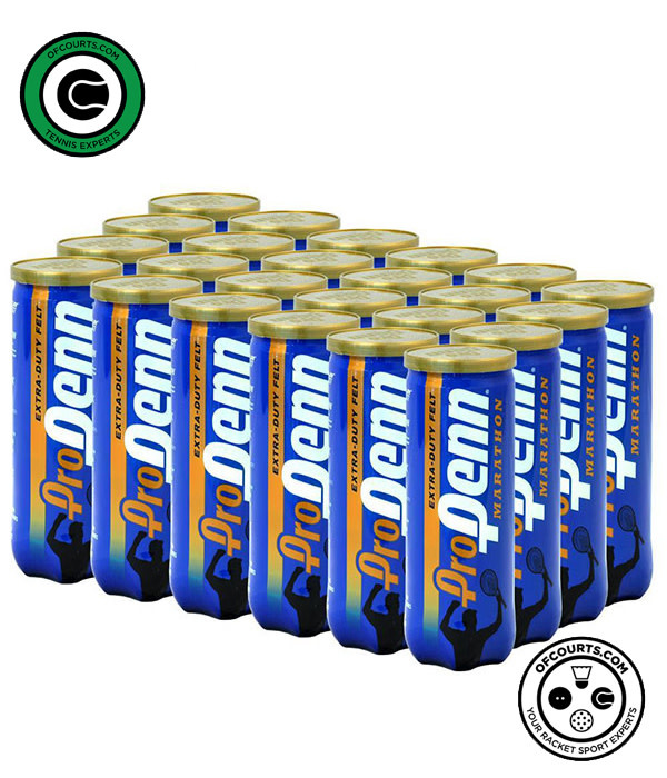 Pro Penn Marathon Extra Duty Tennis Balls 24 Can Case Of Courts