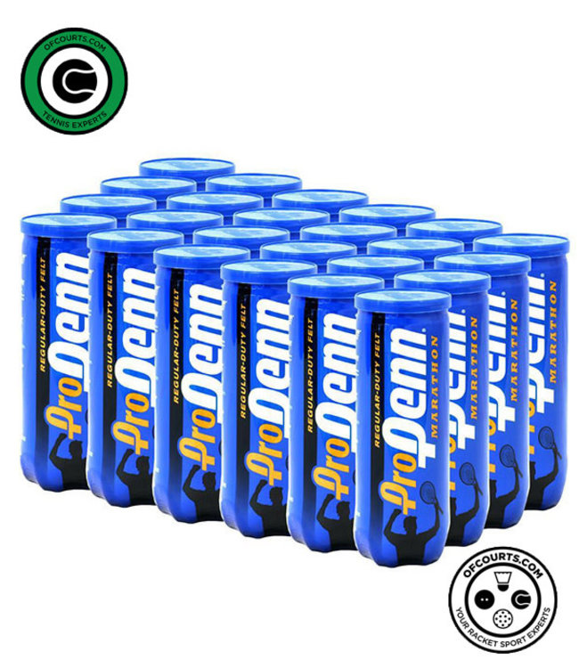 Penn Pro Marathon Regular Duty Tennis Balls - 24 Can Case