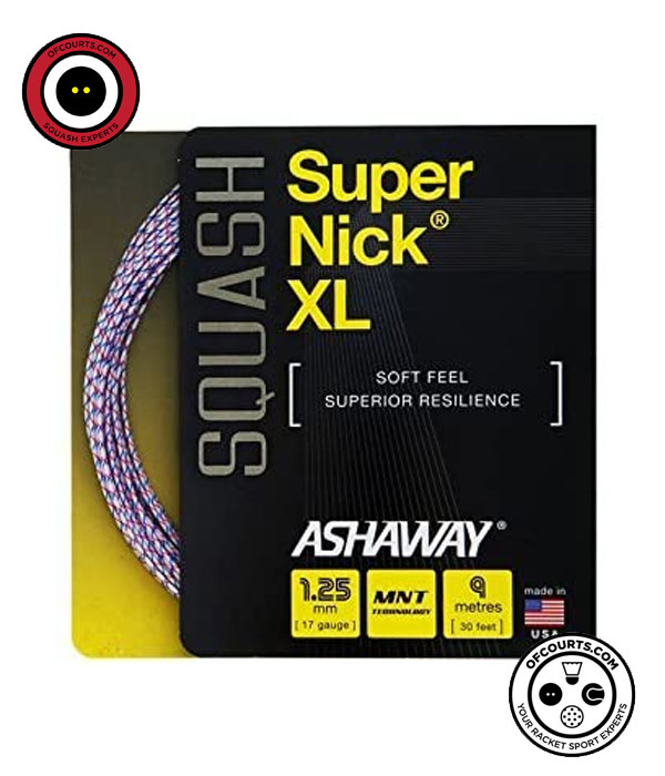Ashaway Supernick XL 17 Squash String - Of Courts
