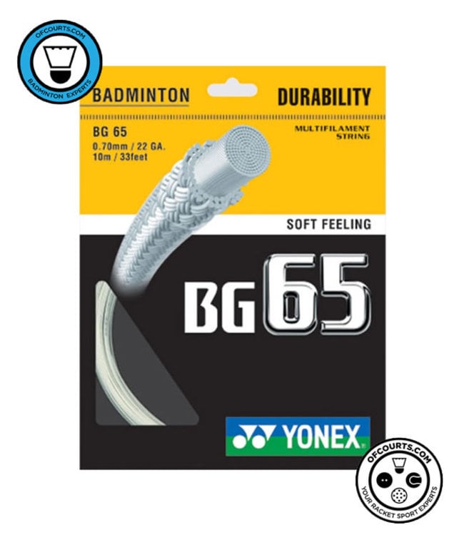 Yonex BG 65 Badminton String White