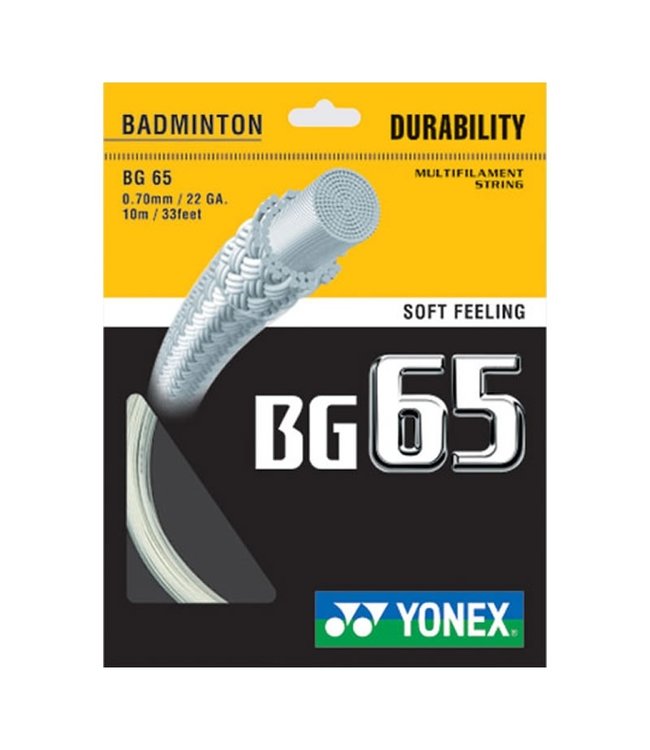 Yonex BG 65 Badminton String White