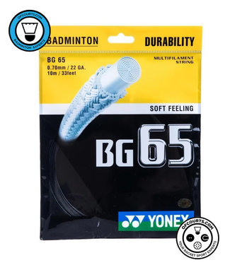 Yonex BG 65 Badminton String Black