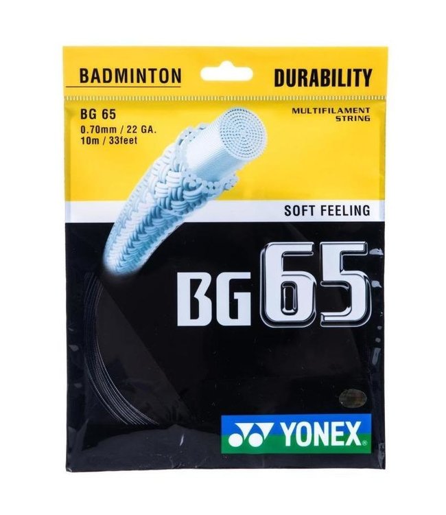 Yonex BG 65 Badminton String Black